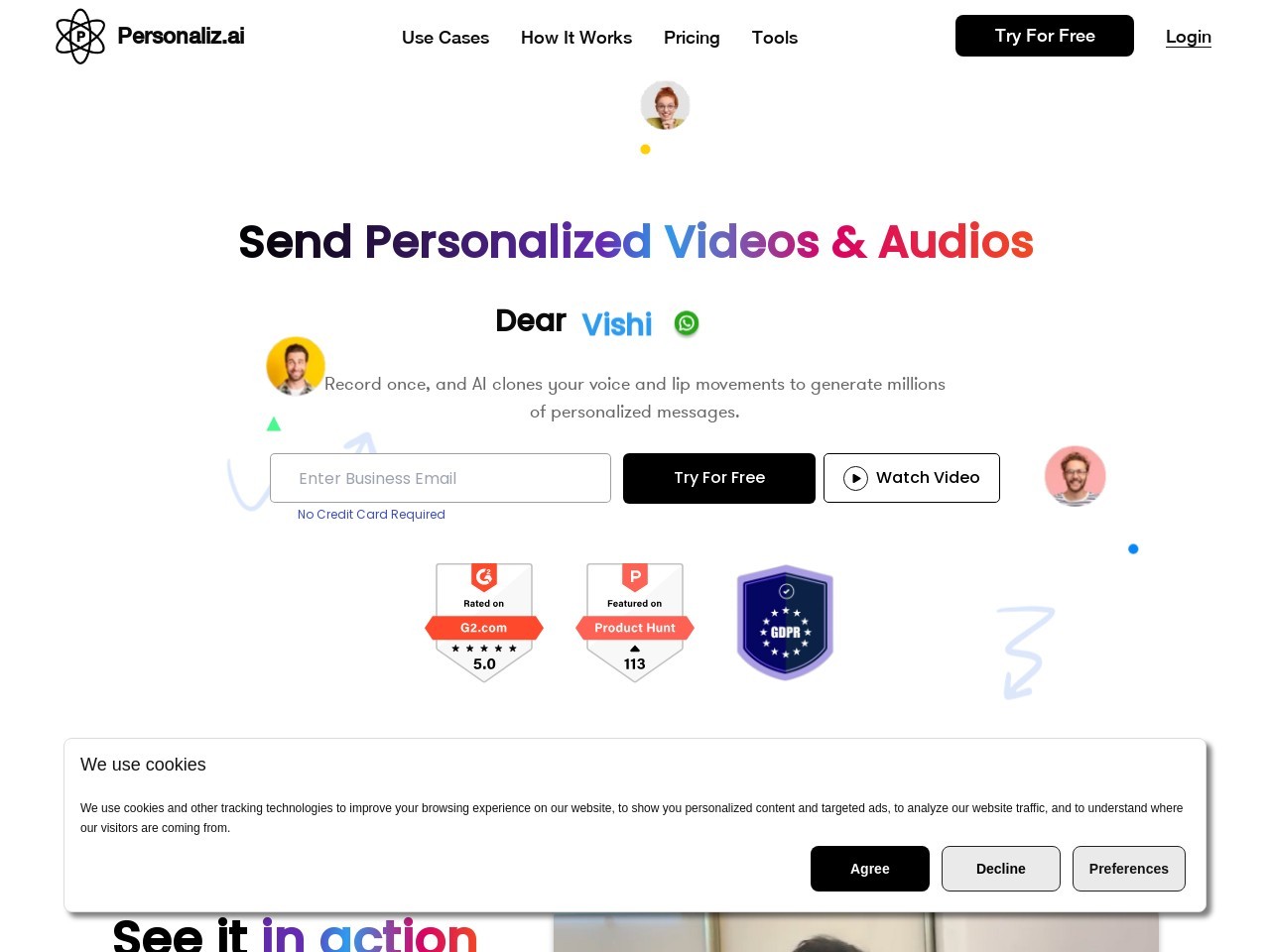 Personaliz.ai官网 – 个性化沟通的游戏规则改变者