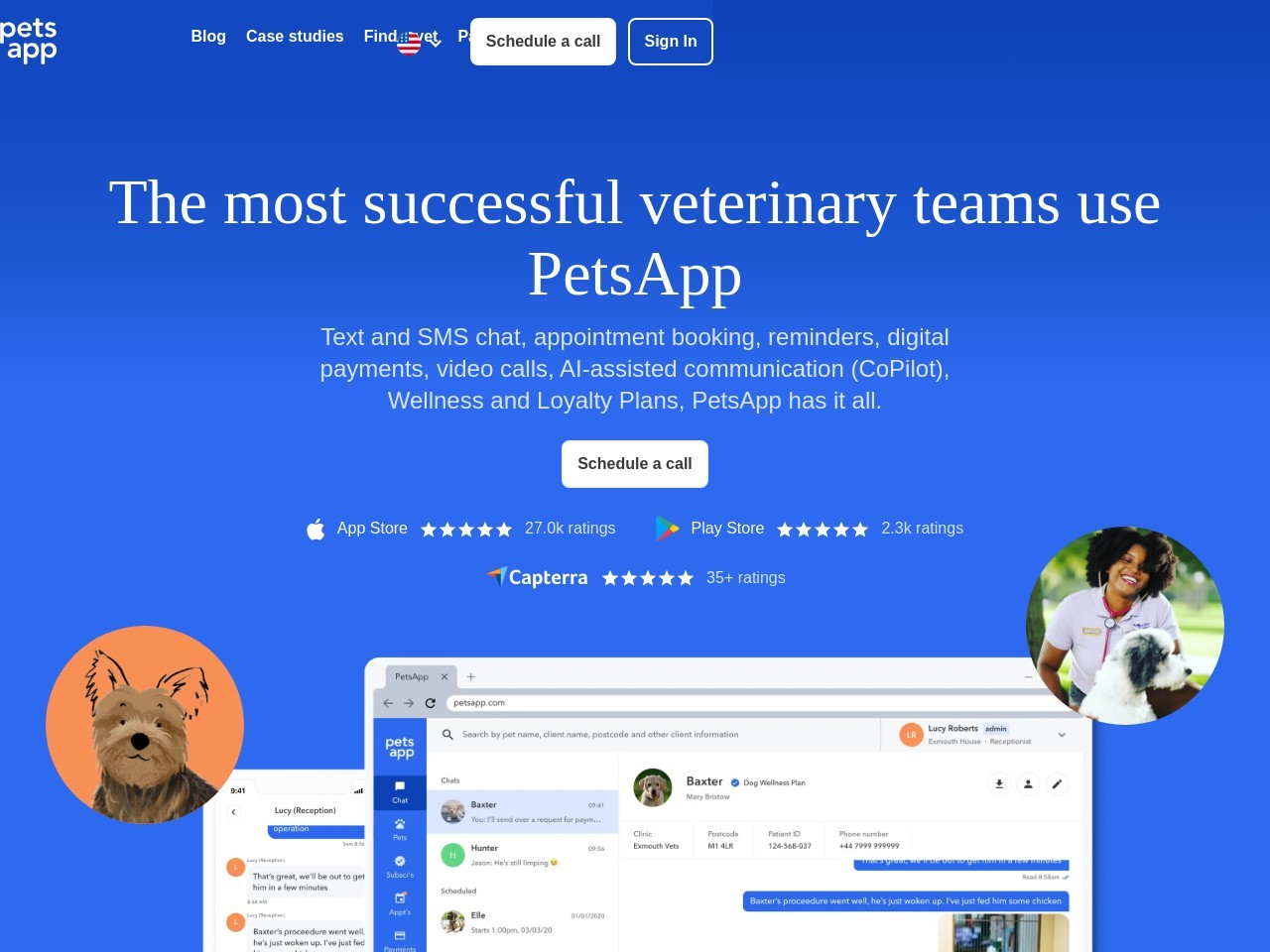 PetsApp官网 – 兽医互动与沟通平台