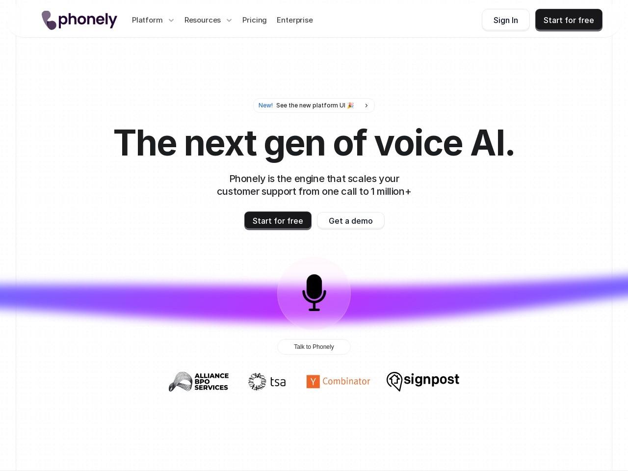 Phonely官网 – 提升客户服务的AI接听服务