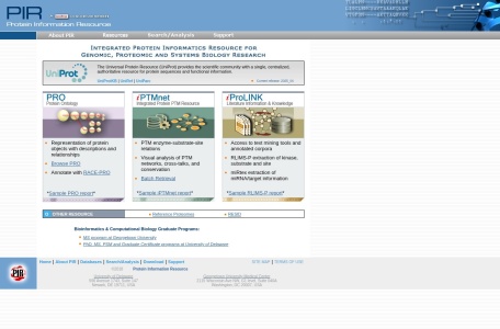 蛋白质信息资源官网