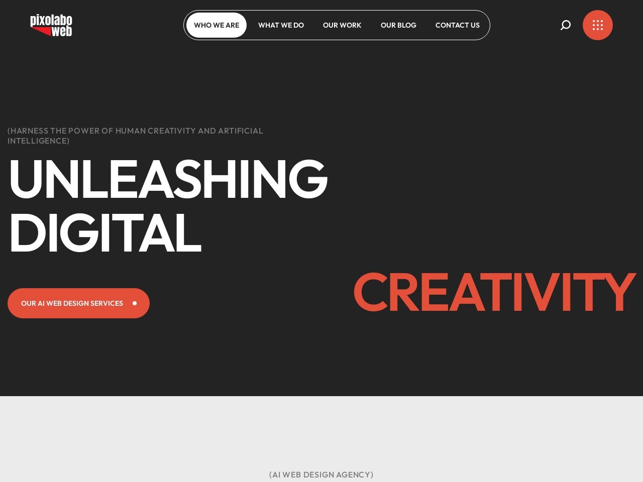 AI Website Design Agency官网 – 彻底革新在线存在的AI设计平台