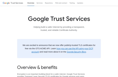 Google Trust Services