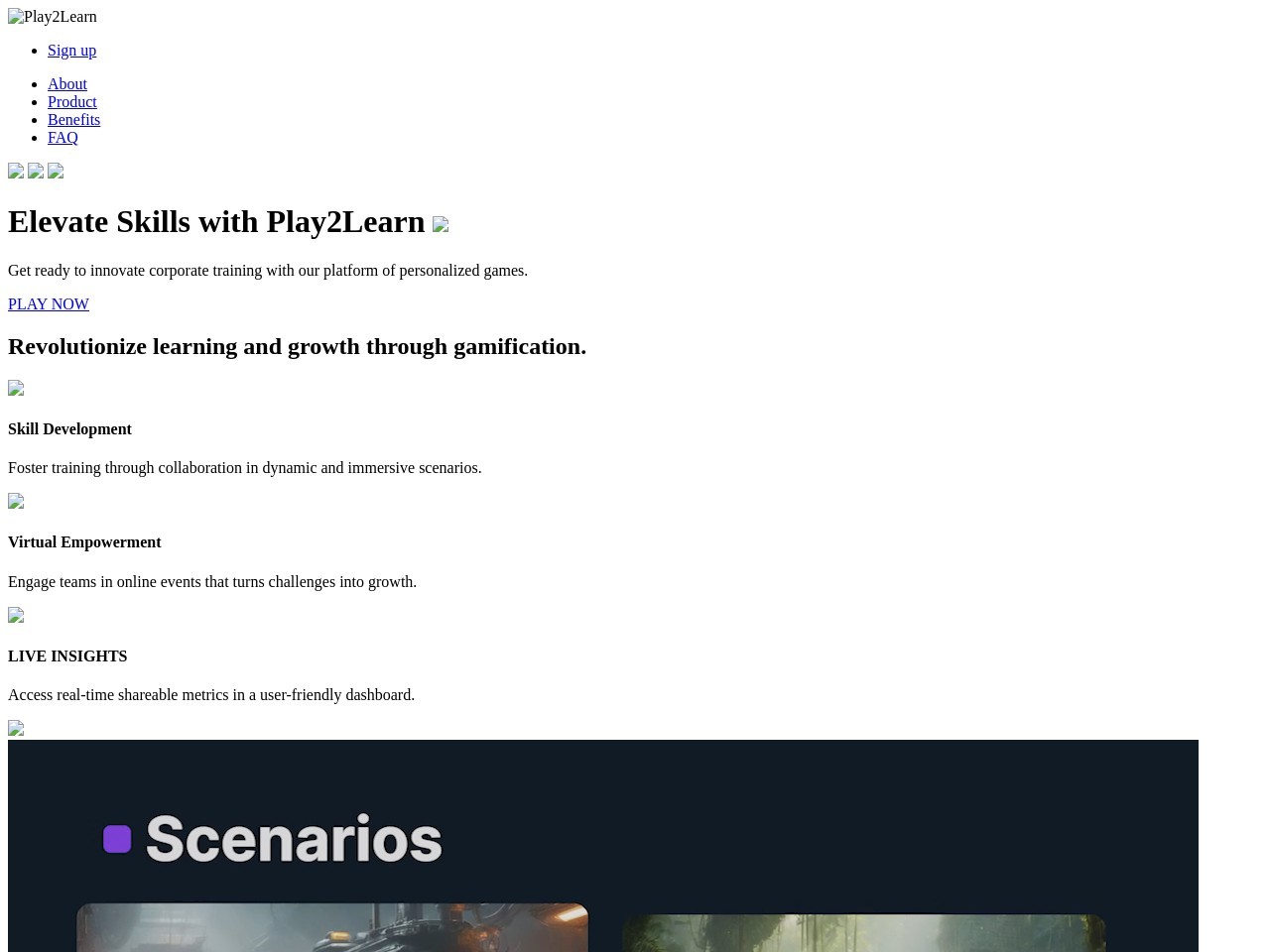 Play2Learn官网 – 颠覆企业培训与终身学习的平台