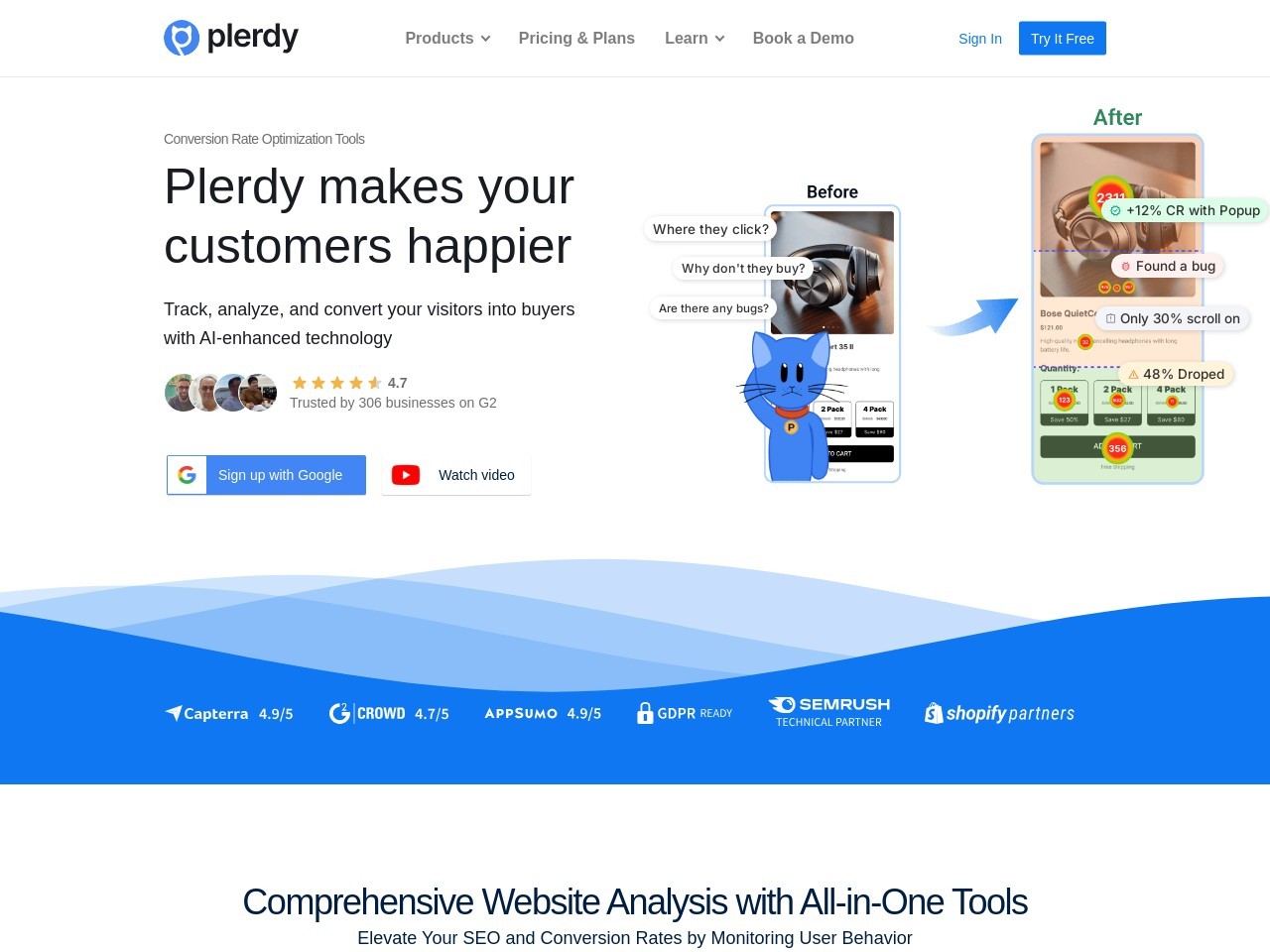 Plerdy官网 – 转化率优化工具