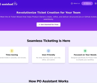 PO Assistant官网 – 高效生成Jira工单的AI助手