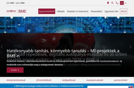 布达佩斯技术与经济大学官网