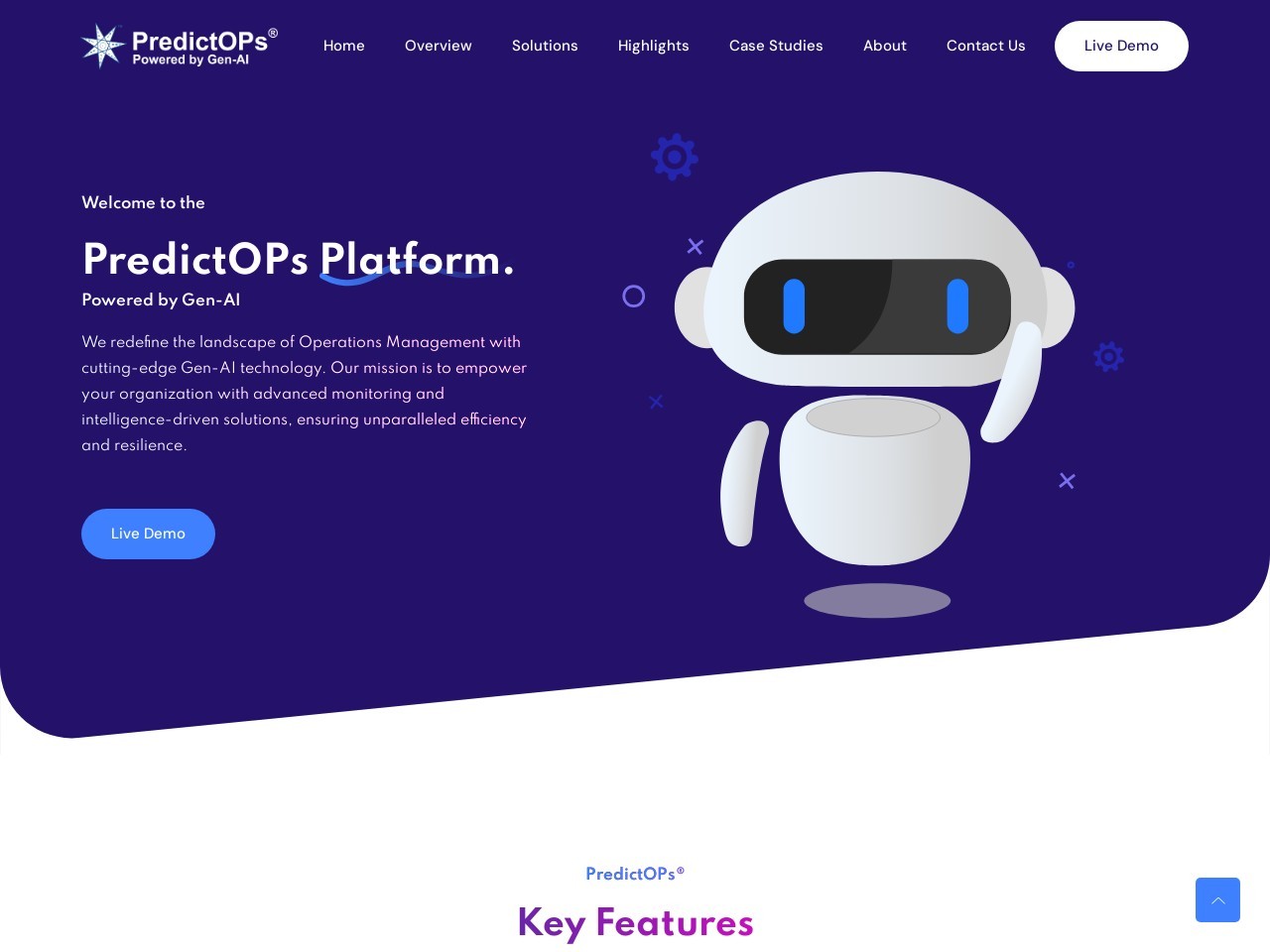 PredictOPS官网 – 重新定义运营管理的AI解决方案