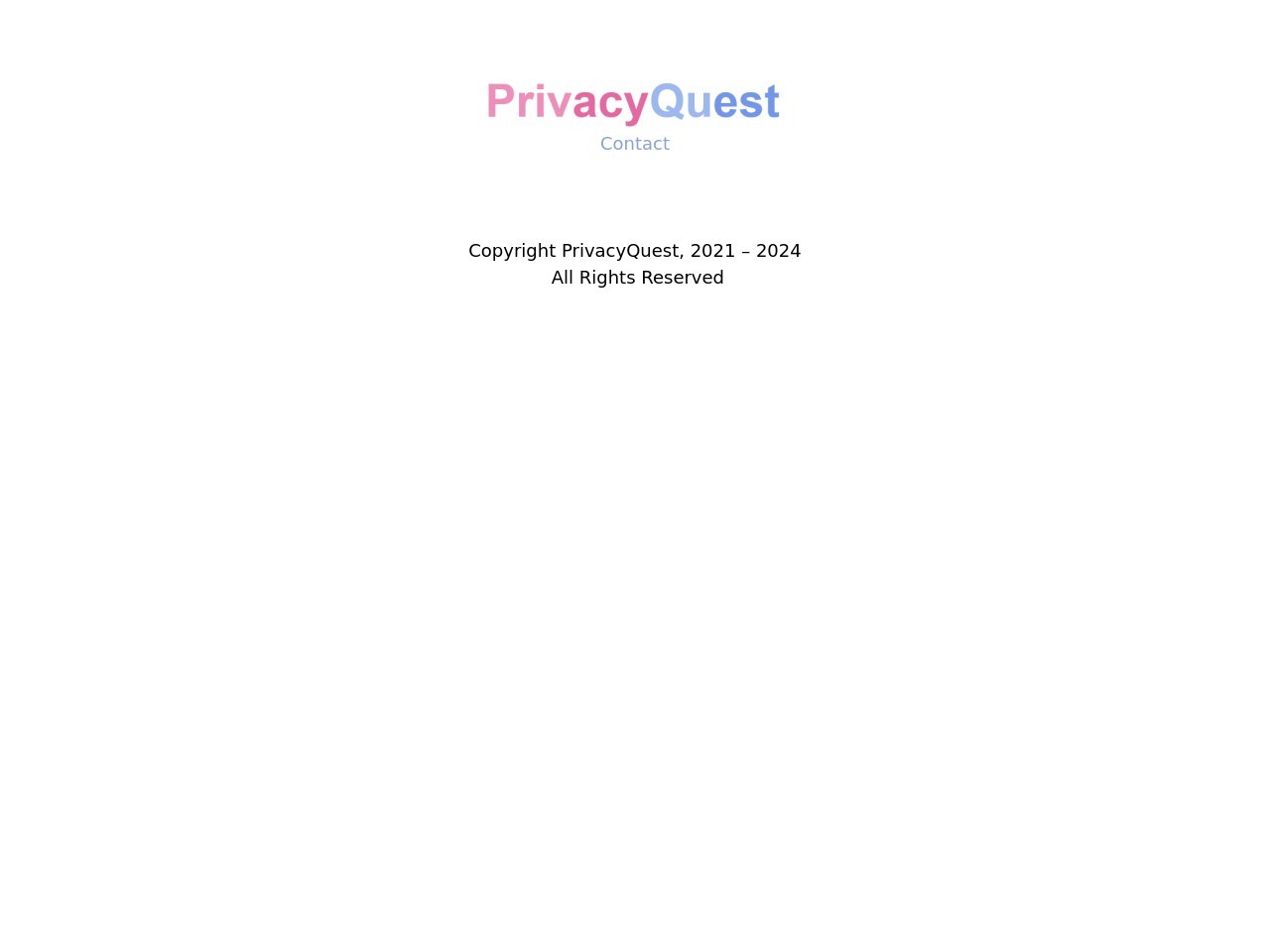PrivacyQuest官网 – 隐私与数据保护管理平台
