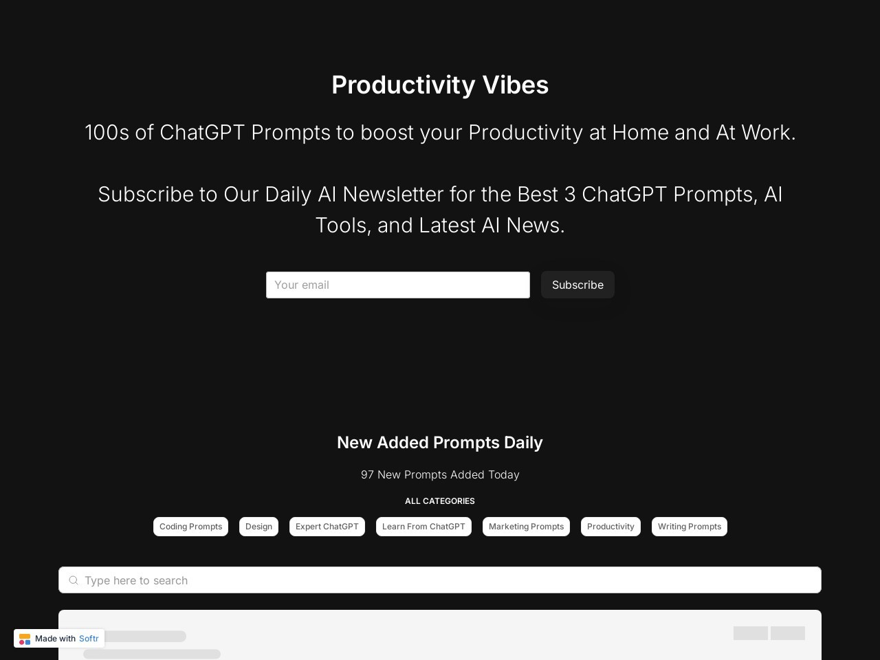 Productivity Vibes官网 – 提升个人与工作效率的智能工具