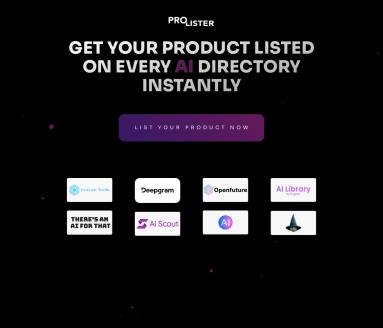 ProLister官网 – 一键发布AI产品的终极解决方案