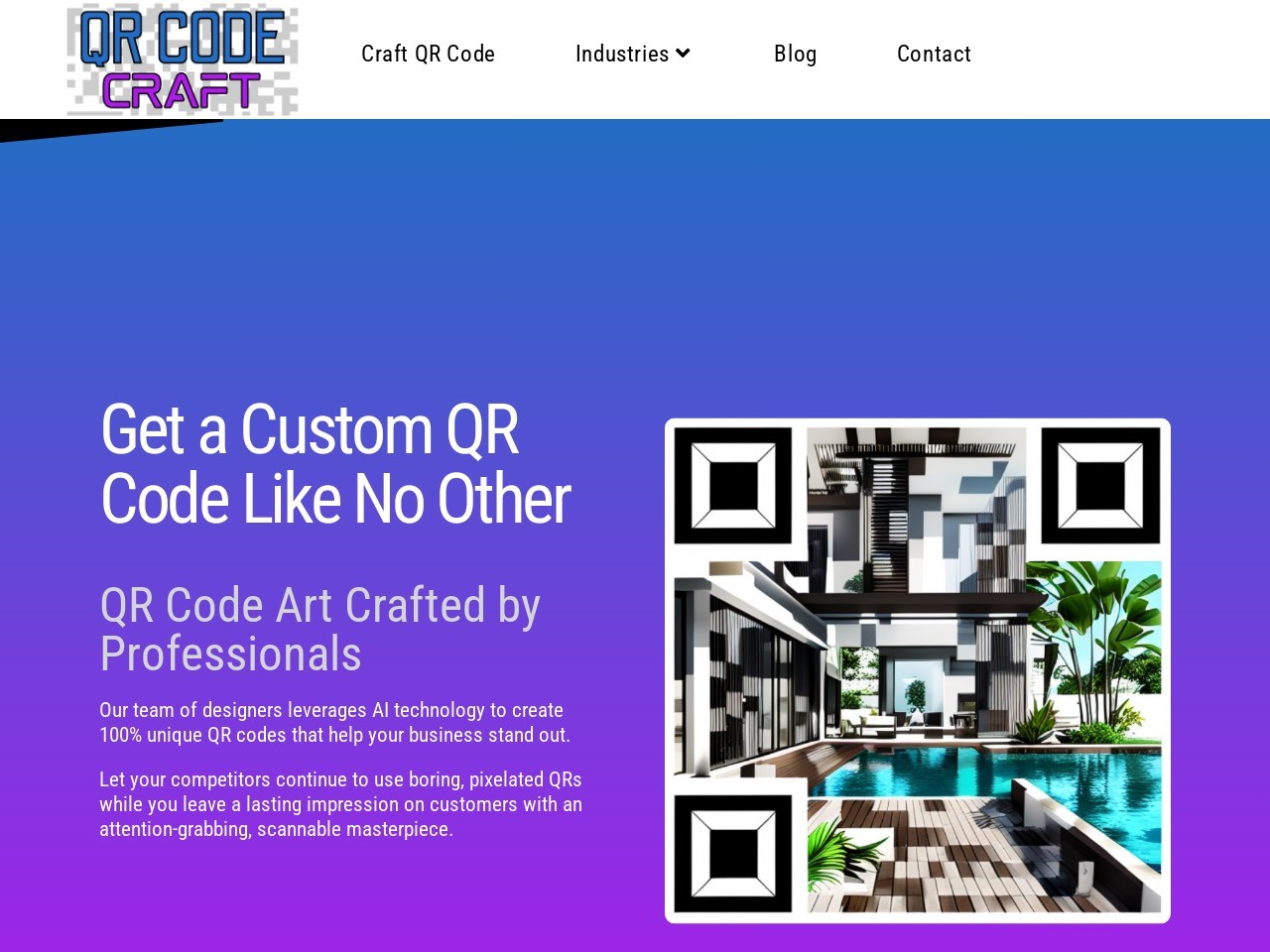 QR Code Craft官网 – 为企业定制独特二维码的服务