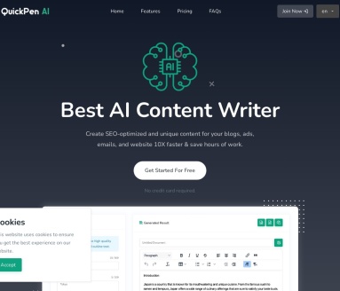 QuickPenAI官网 – 高效内容创作工具