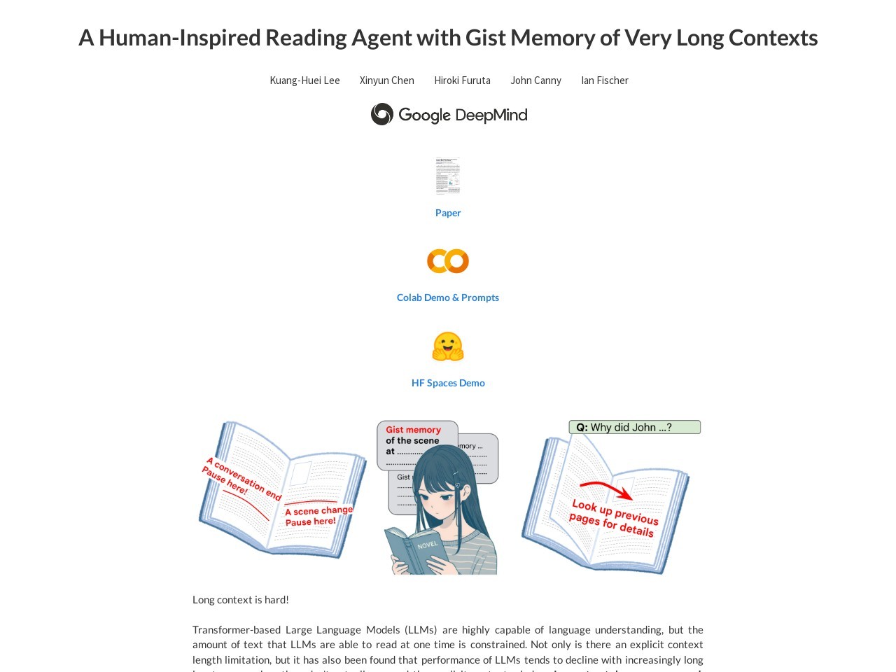 ReadAgent开源项目 – 提升阅读理解能力的代理系统