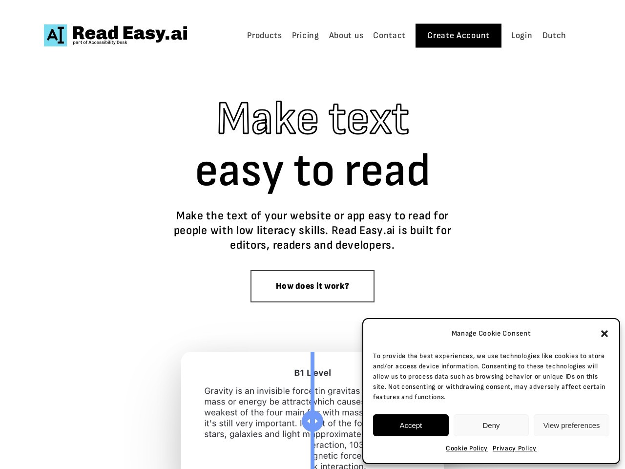 Read Easy.ai官网 – 让低读写能力用户轻松阅读网络内容