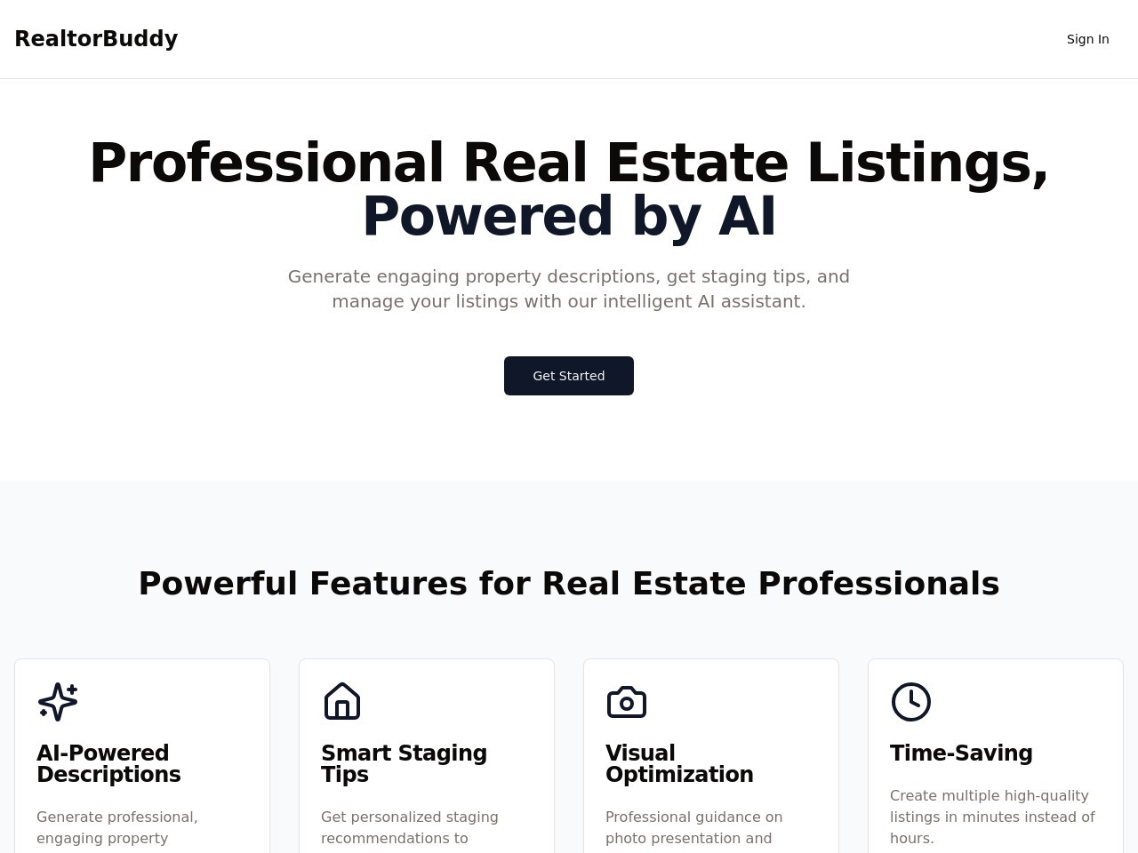 Realtor Buddy官网 – AI助理，提升房地产专业效率
