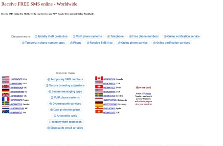 Receive SMS Online Free