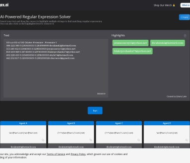 Regex.ai官网 – AI驱动的正则表达式生成与解决工具