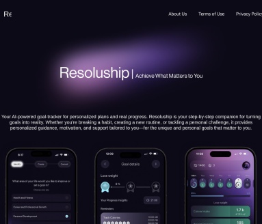 Resoluship官网 – 综合目标设定移动应用