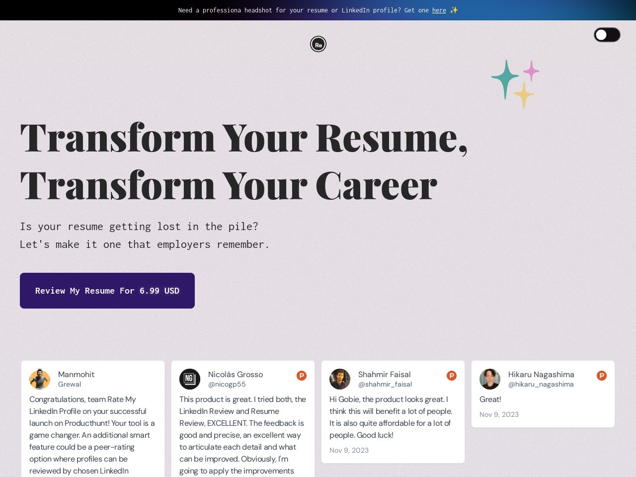 AI Resume Checker官网 – 智能化的简历分析工具