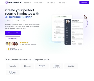 ResumeUp.AI官网 – AI驱动的简历生成工具