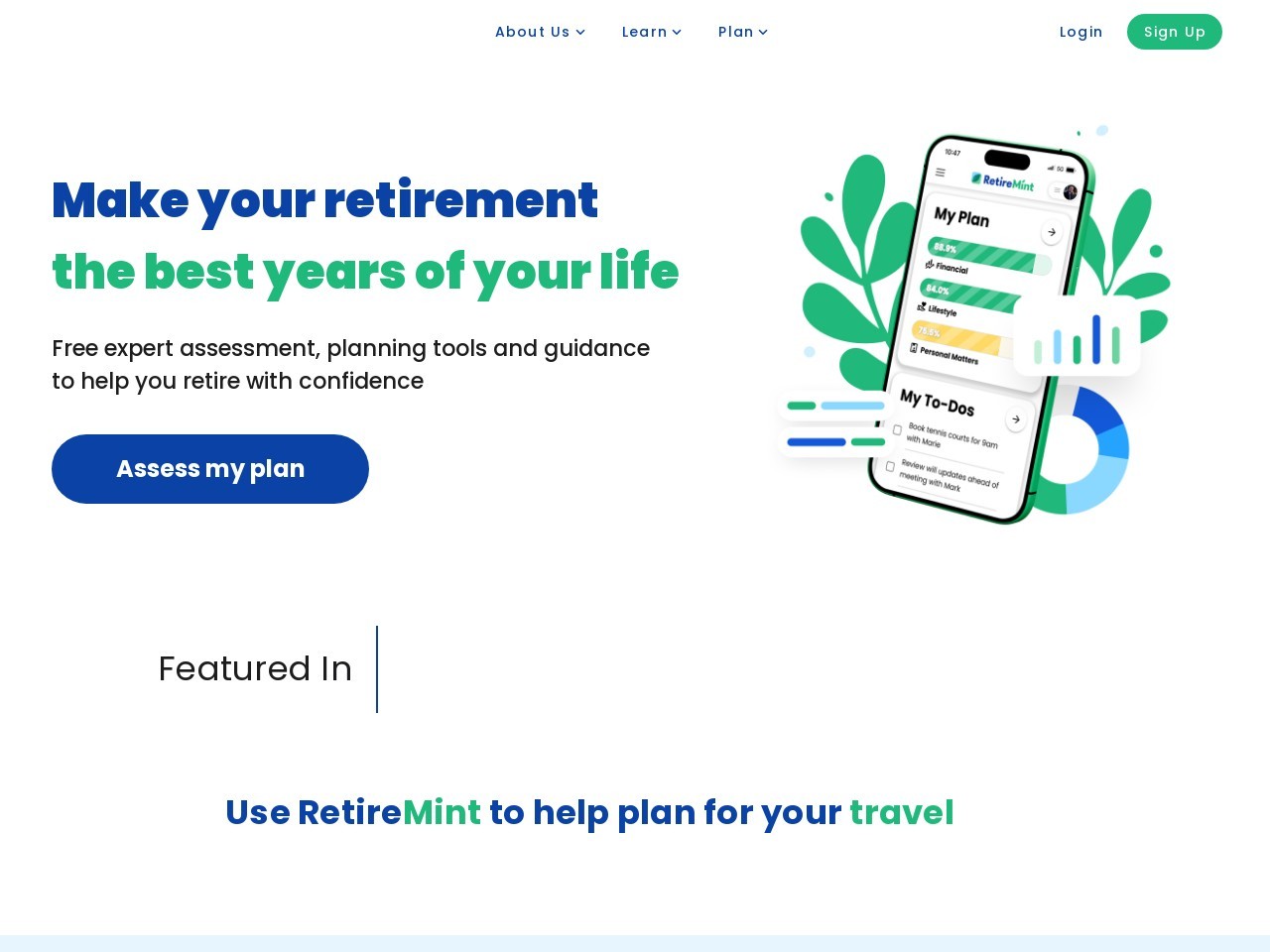 RetireMint官网 – 全方位退休规划平台