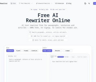 Free AI Rewriter