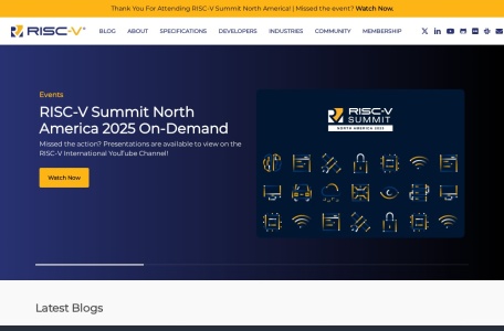 RISC-V基金会主页