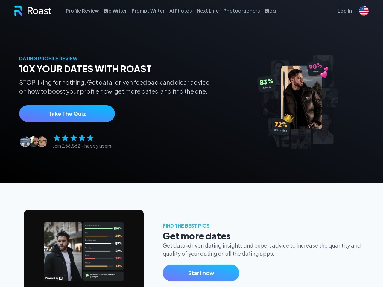 Roast Dating官网 – 优化约会应用个人资料的专家服务