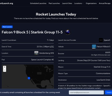 Todays Rocket Launches