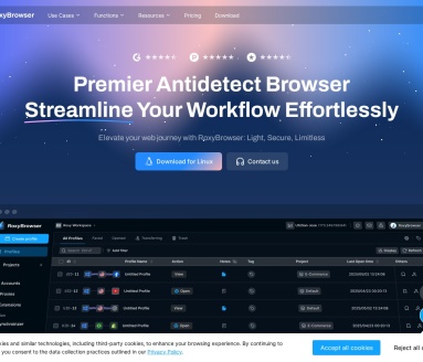 Roxybrowser全球多账号指纹浏览器