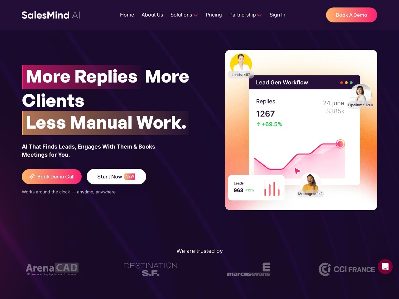 SalesMind Ai官网 – 智能LinkedIn潜在客户开发工具