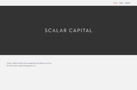 Scalar Capital