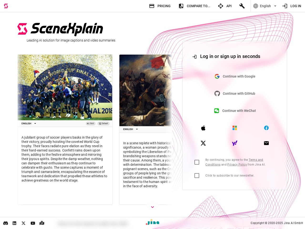 SceneXplain – 领先的人工智能解决方案