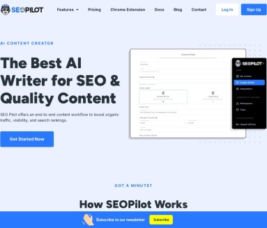 SEOPilot官网 – AI驱动的SEO内容创作工具