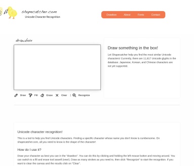 绘画找符号 _ Shapecatcher