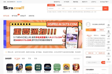 5173网络游戏服务网