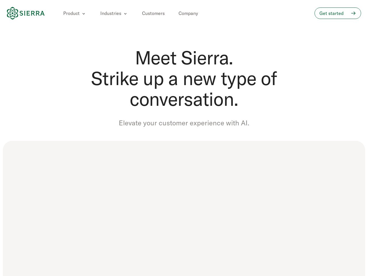 Sierra官网 – 企业级对话式AI平台