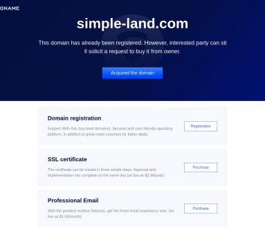SimpleLand官网 – AI驱动的着陆页生成器