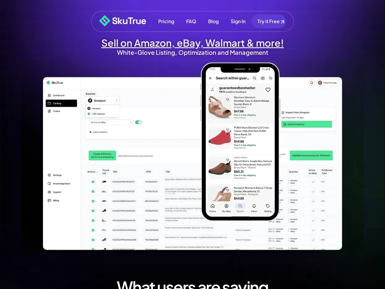 SkuTrue官网 – 简化电商平台管理的AI工具