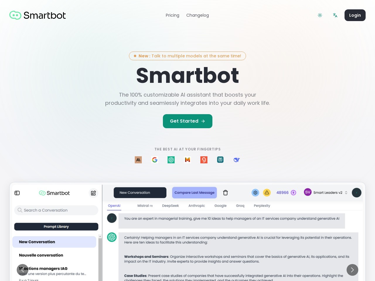 Smartbot官网 – 多AI助手提升效率