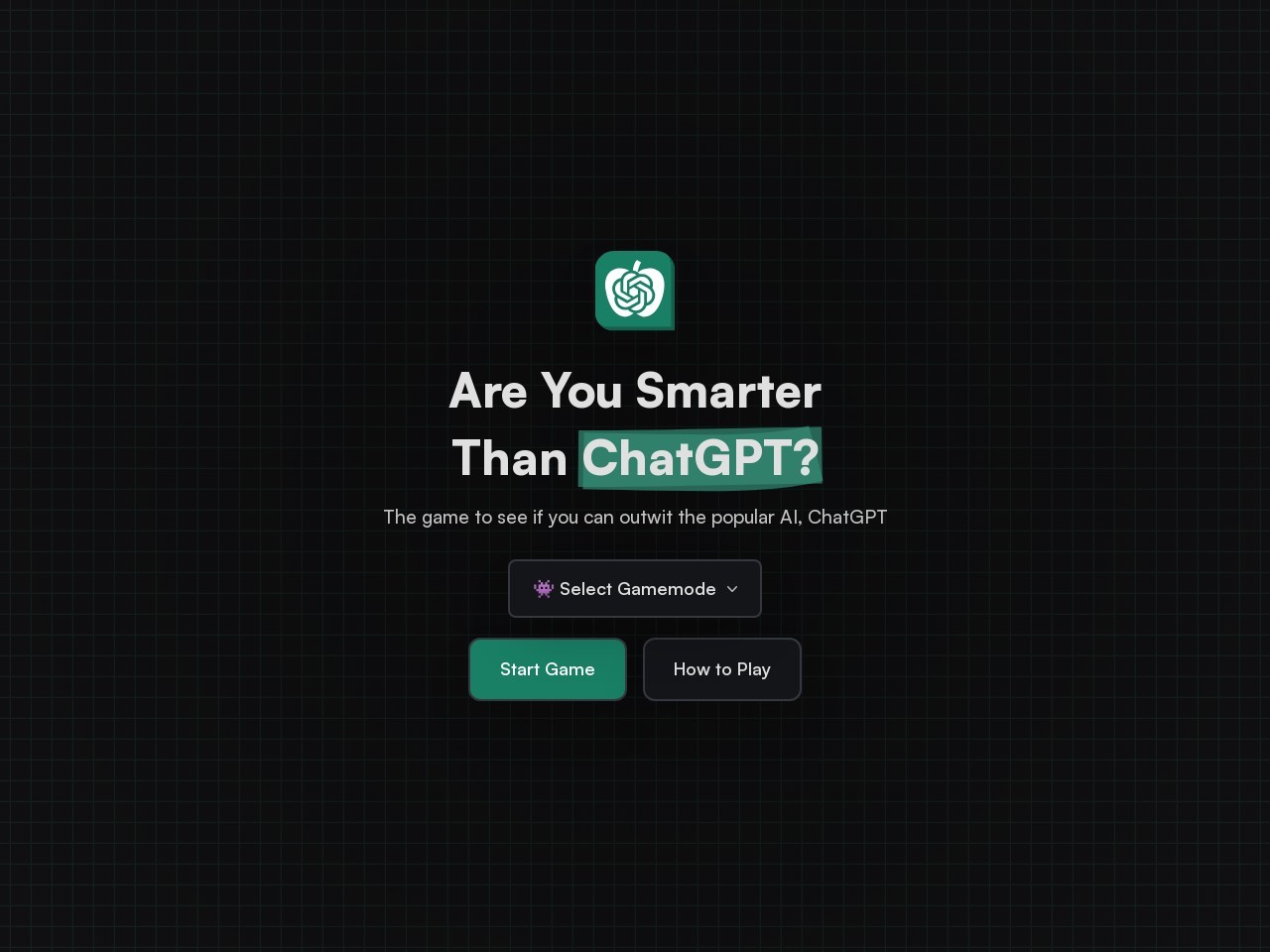 Are You Smarter Than ChatGPT官网 – 挑战自我，超越AI的知识游戏