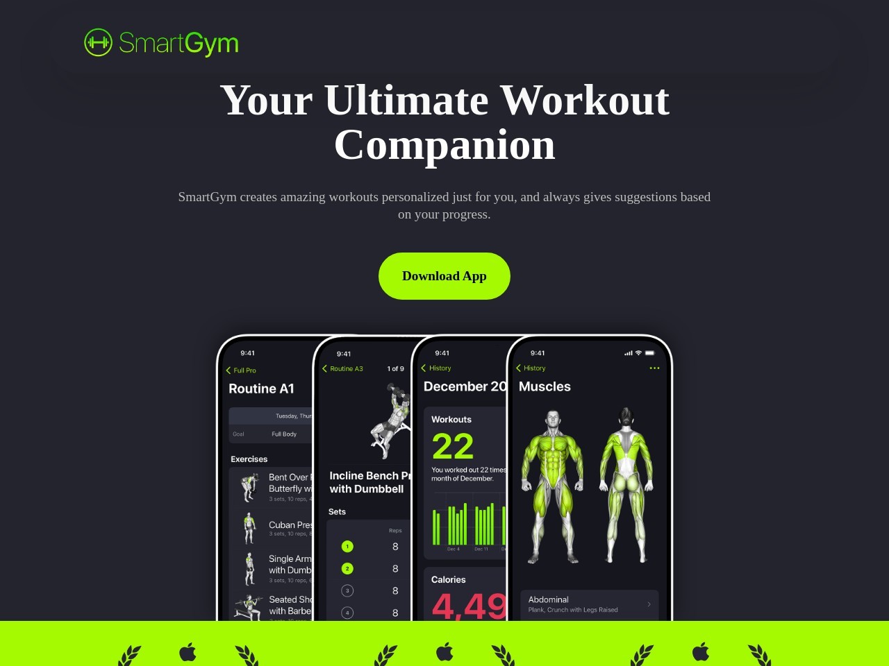 SmartGym官网 – 个性化健身助手