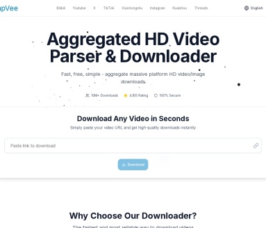 SnapVee多平台视频与图片下载工具