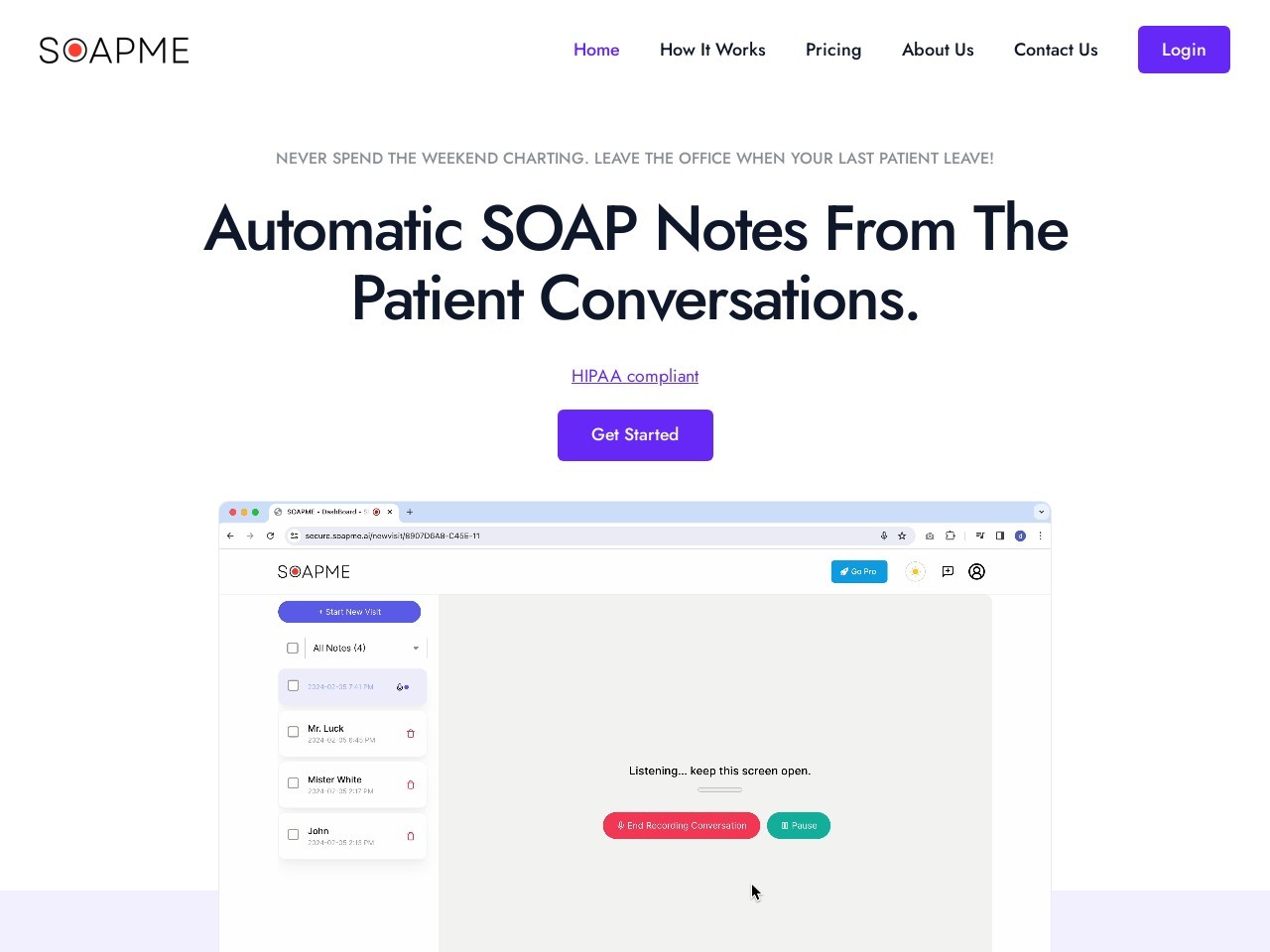 SOAPME.AI官网 – 自动化生成SOAP笔记的工具