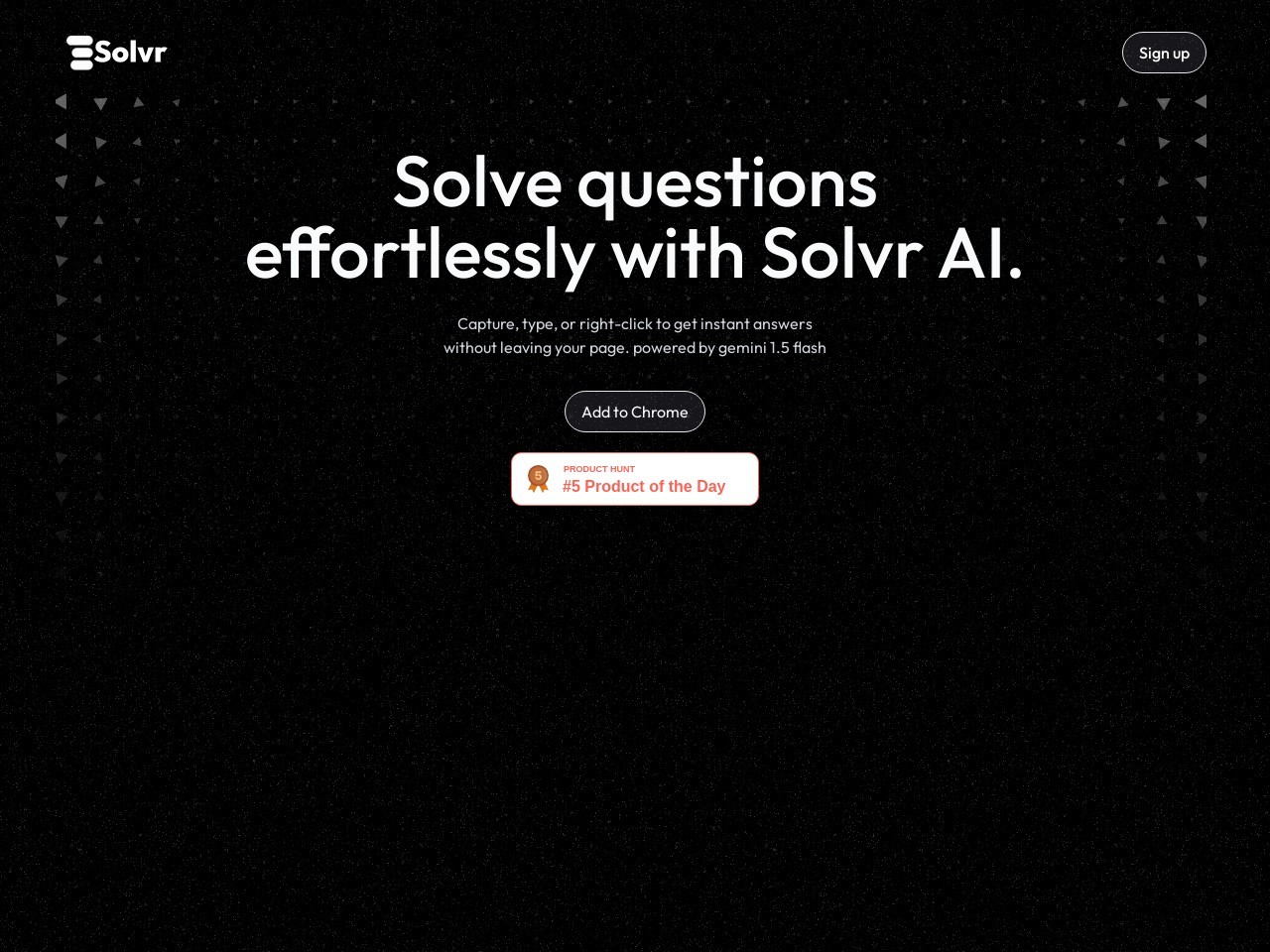 Solvr官网 – 即时答案的Chrome扩展