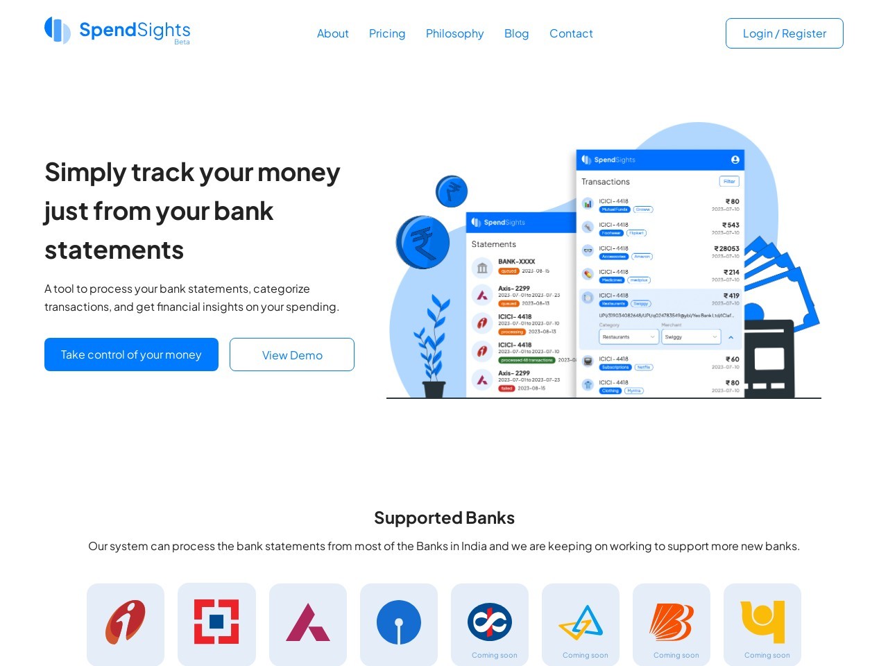 SpendSights官网 – 智能财务分析工具