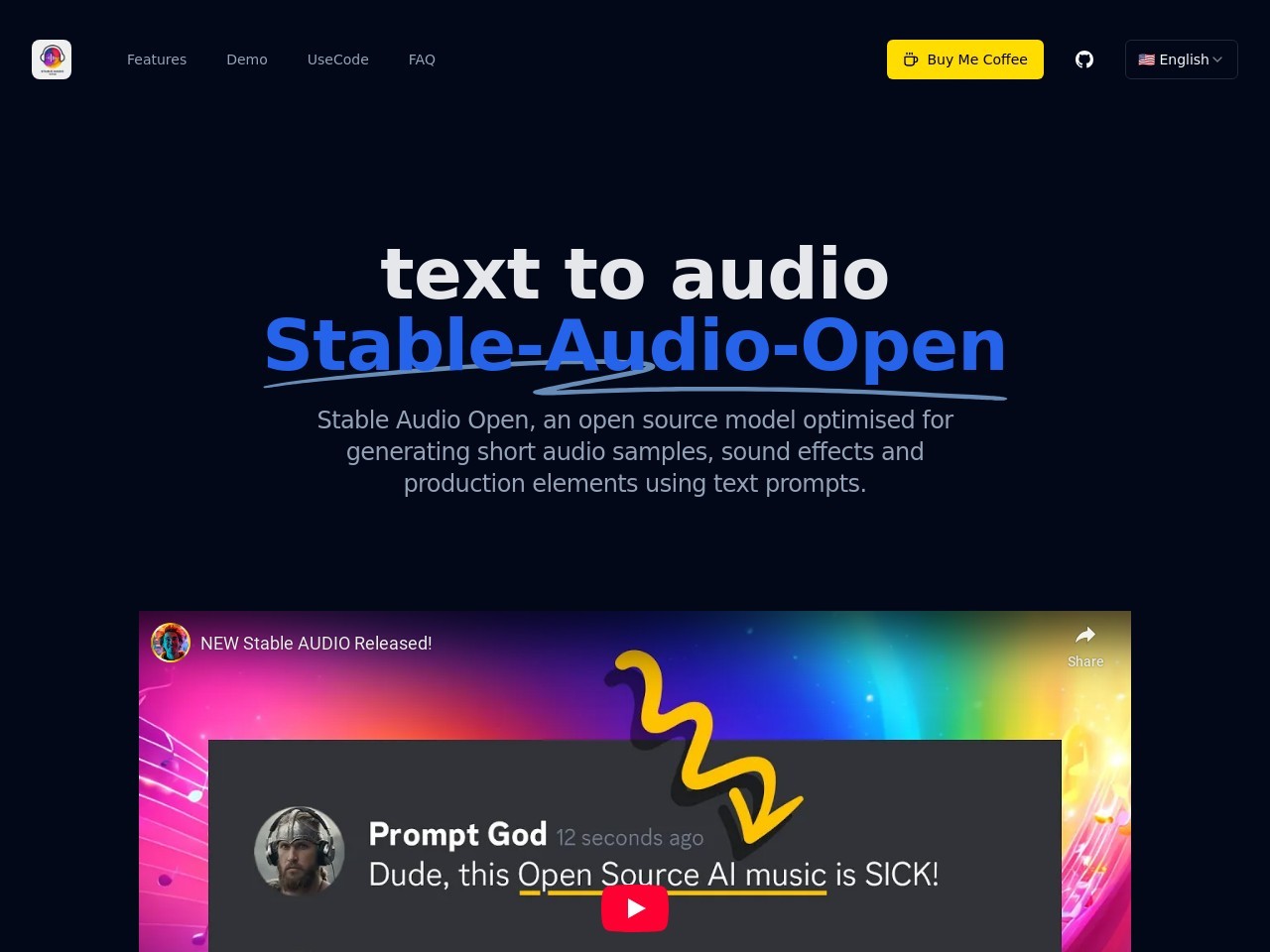 Stable Audio Open官网 – 文本生成音频样本的开源模型