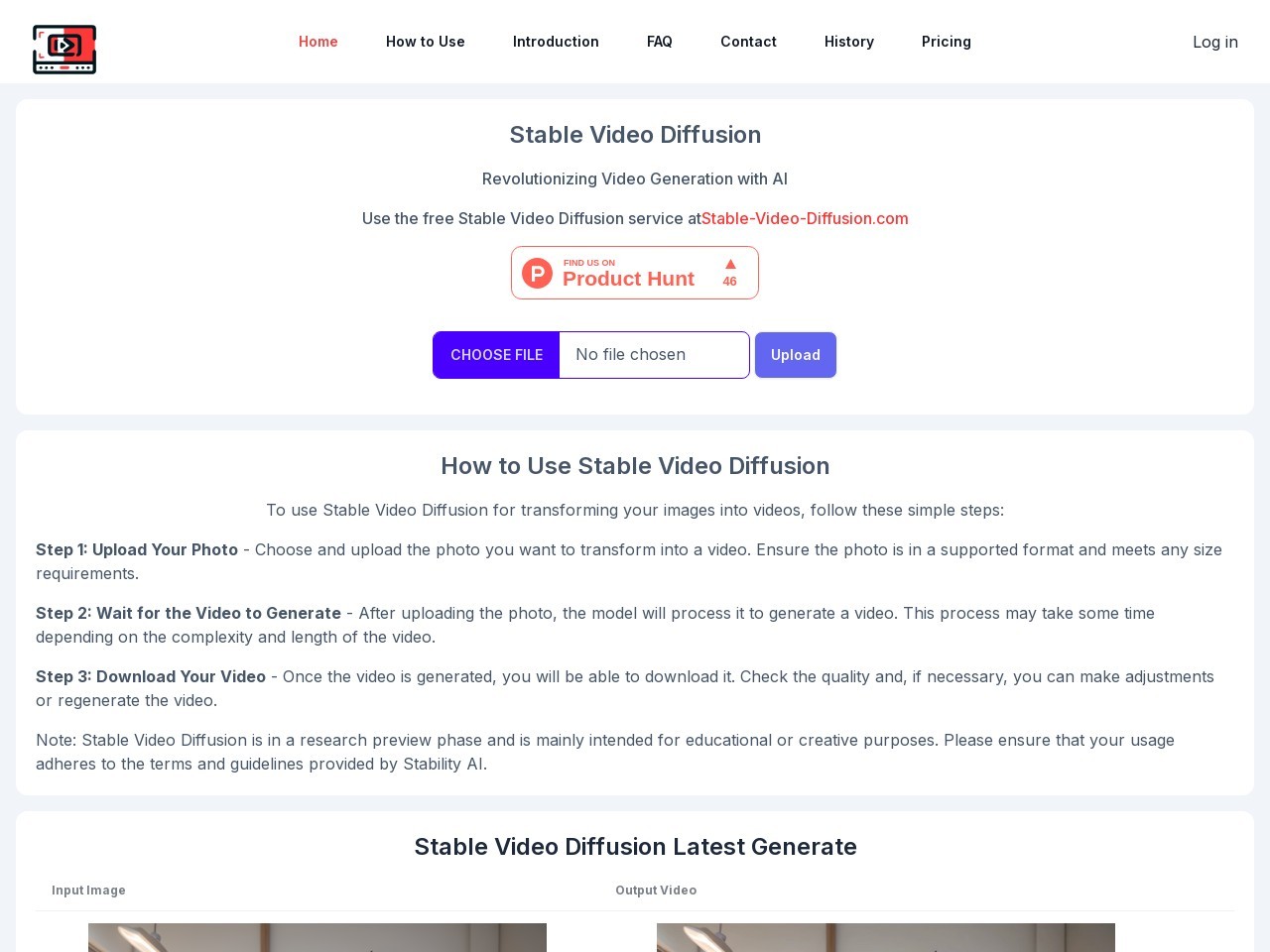Stable-Video官网 – Diffusion.com