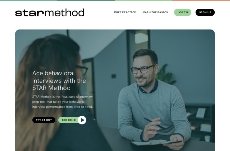 STAR Method Coach官网 – AI驱动的面试准备工具