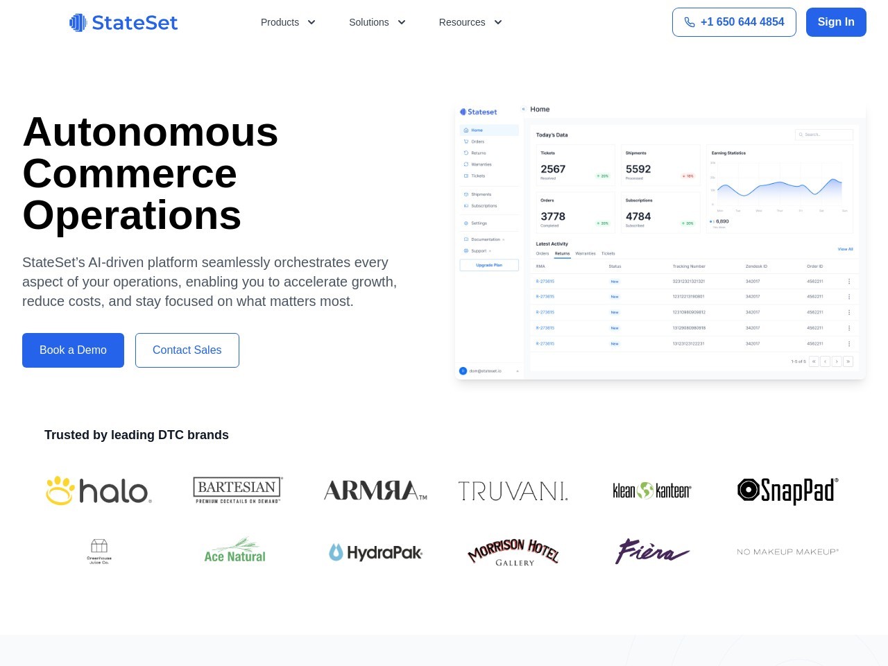 stateset.io官网 – 加速电商运营的云平台